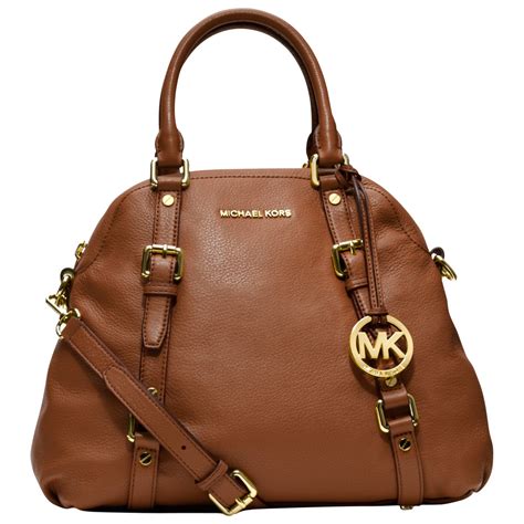 michael kors bowling bag brown|Michael Kors brown crossbody bag.